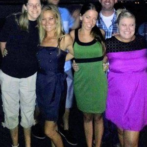 Black and Green dress